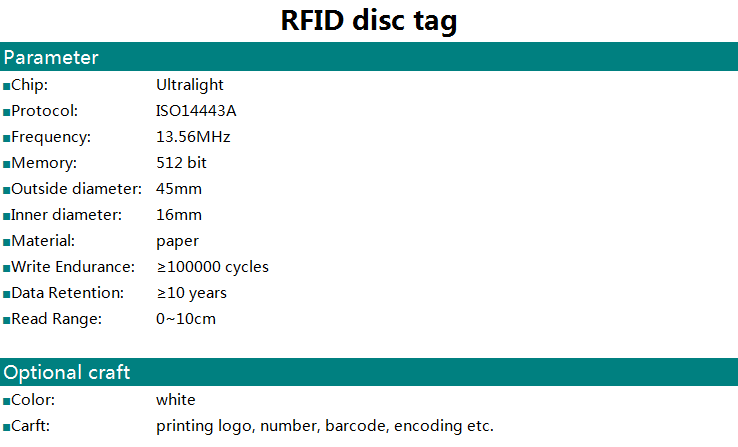 passive tag rfid for jewelry